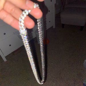 Diamond cumin link chain